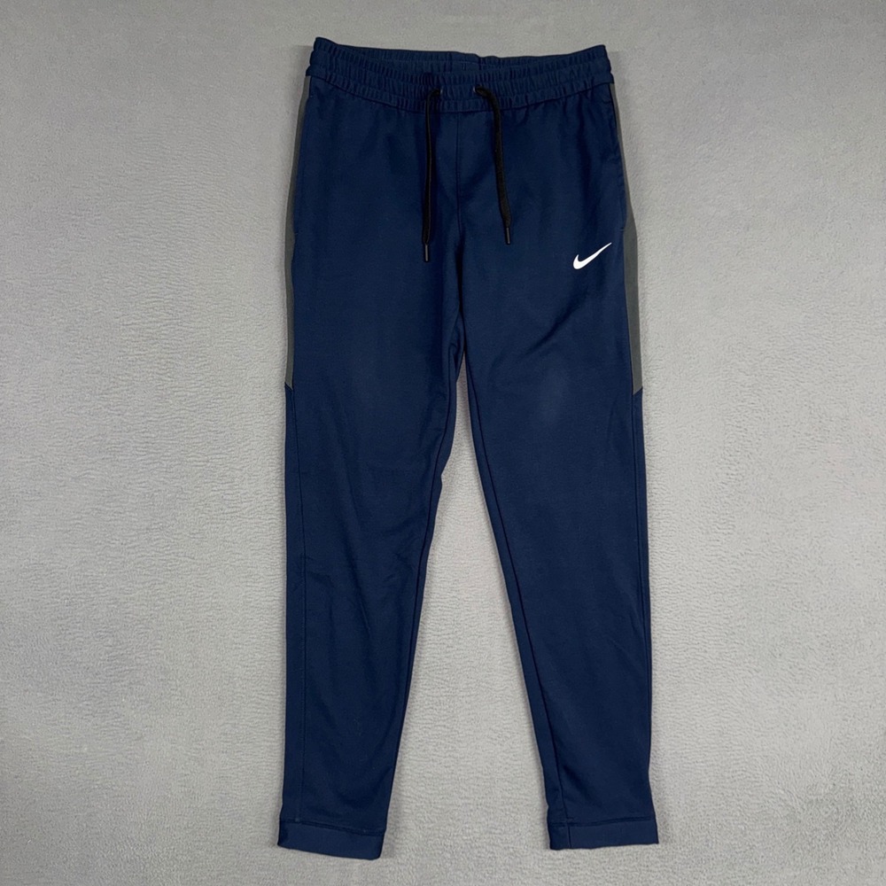 Nike Therma-FIT Basketball Pants Womens Medium Navy Blue Tapered Joggers NWT